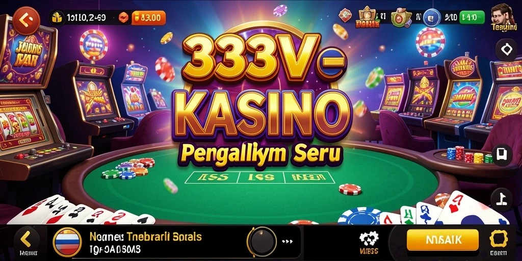 Screenshot gameplay 333V menampilkan serunya permainan Kasino.