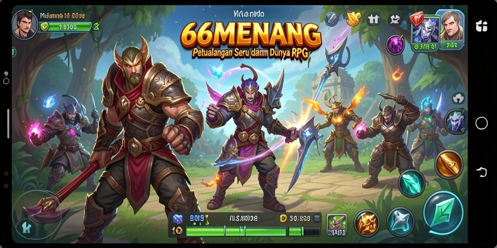 Gameplay RPG yang seru dan mengasyikkan di 66MENANG.