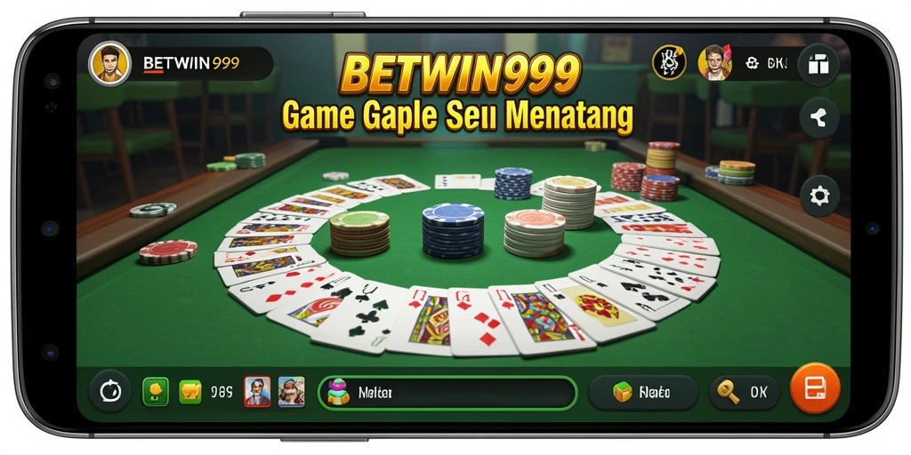 Gameplay Gaple seru dan interaktif di BETWIN999.
