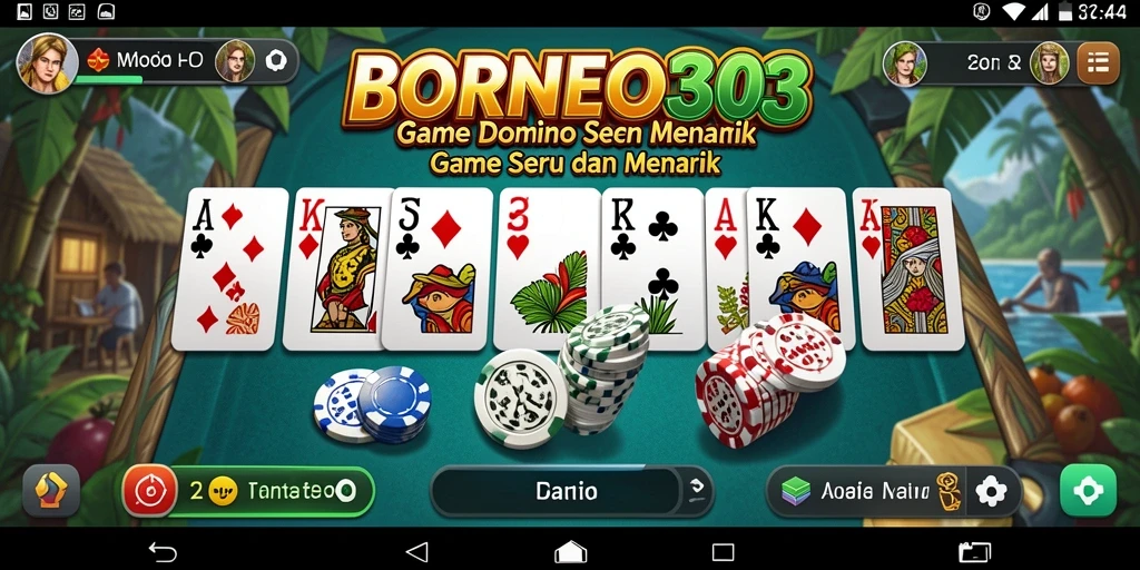Tampilan gameplay yang seru dan interaktif di BORNEO303.