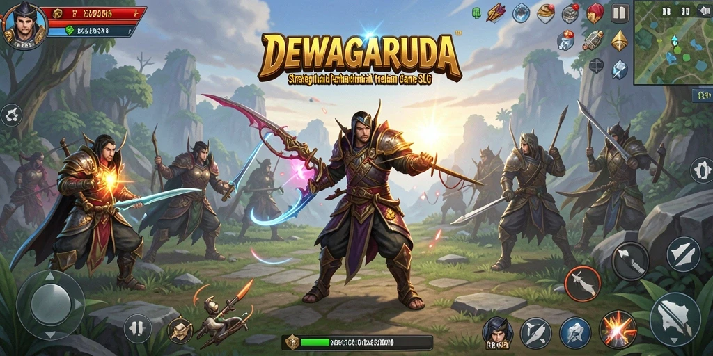 Gameplay seru dan strategi dalam DEWAGARUDA.