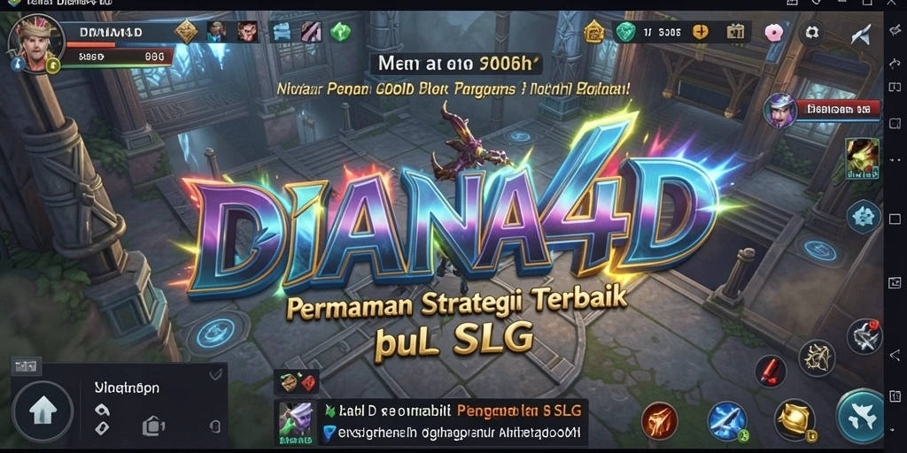 Tampilan gameplay DIANA4D yang menarik dan mendebarkan.