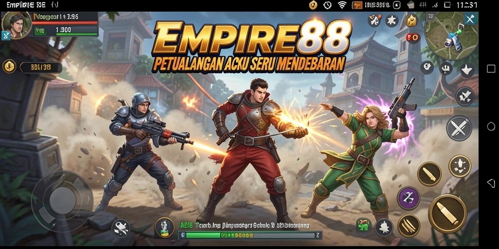 Tampilan gameplay EMPIRE88 yang penuh aksi dan tantangan.