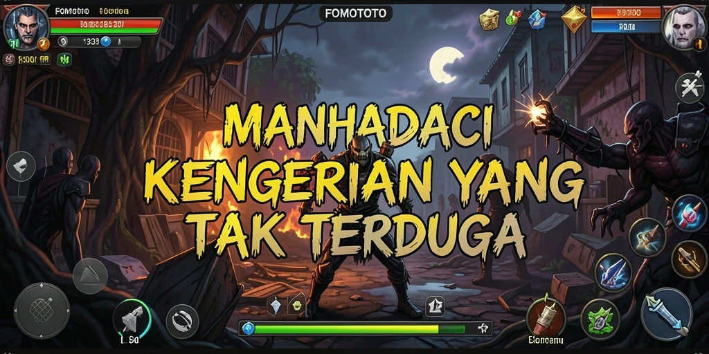 Gameplay FOMOTOTO yang menegangkan dan penuh kejutan.