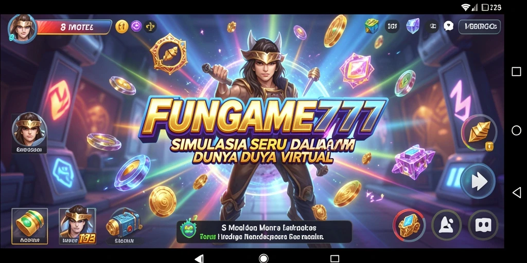 Tampilan menarik dari gameplay FUNGAME777 yang membawa Anda ke dunia simulasi.