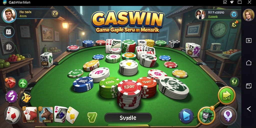 Tampilan gameplay GASWIN yang seru dan interaktif.