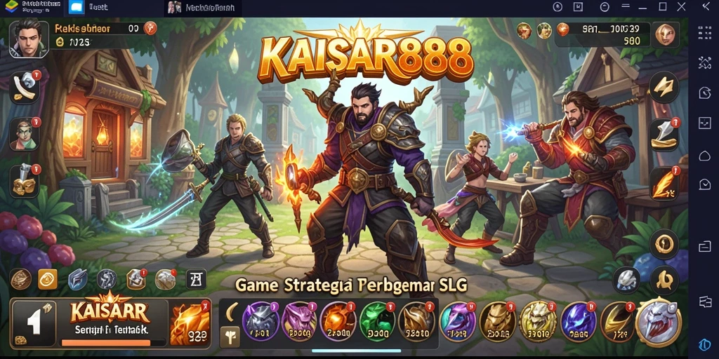 Tangkapan layar gameplay strategis KAISAR888 yang menakjubkan.