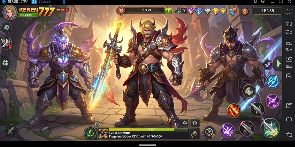 Tampilan gameplay RPG yang seru dan mendalam dari KEREN777.