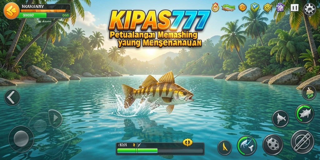 Tangkapan ikan terbesar di KIPAS777 dalam suasana memancing yang realistis.