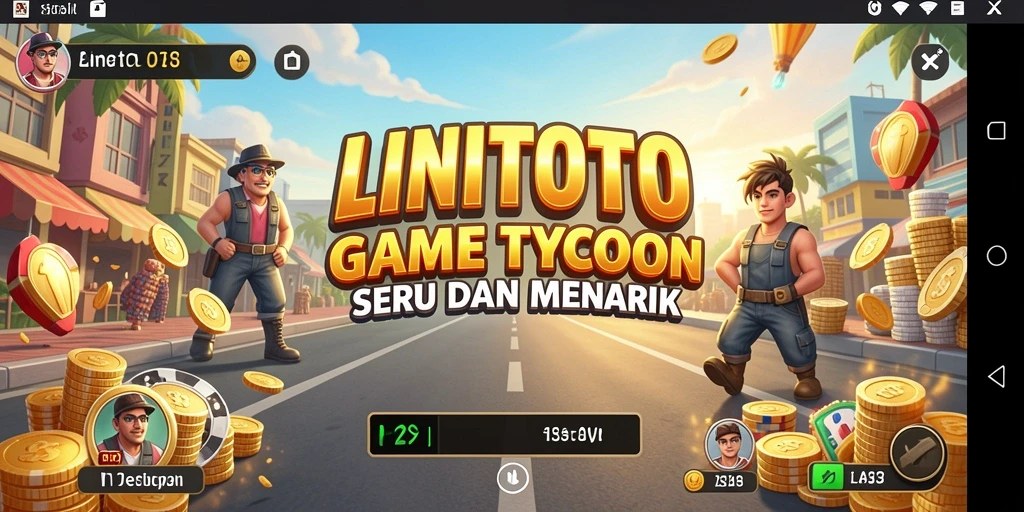 Tampilan gameplay menarik dalam LINITOTO yang menunjukkan keseruan Tycoon.