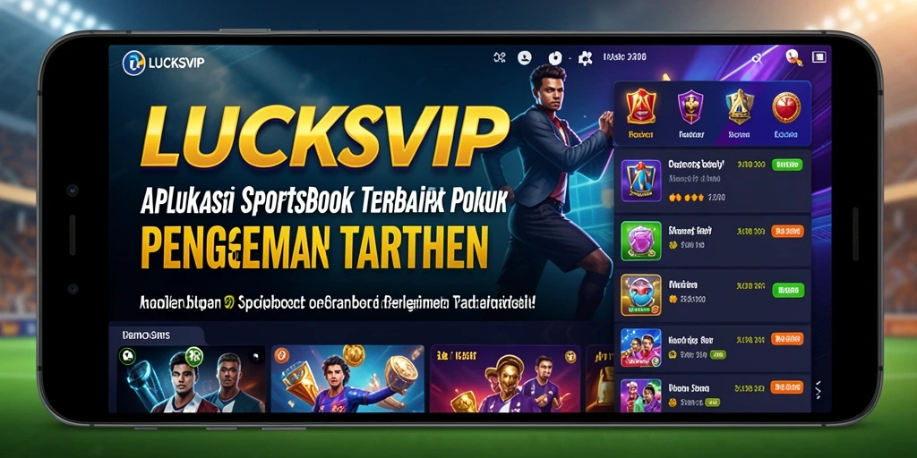 Tampilan utama LUCKSVIP menampilkan fitur taruhan yang mengesankan.