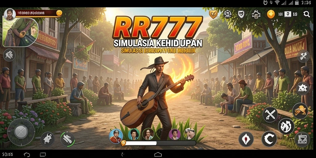 Gameplay menarik RR777 dalam simulasi kehidupan sehari-hari.