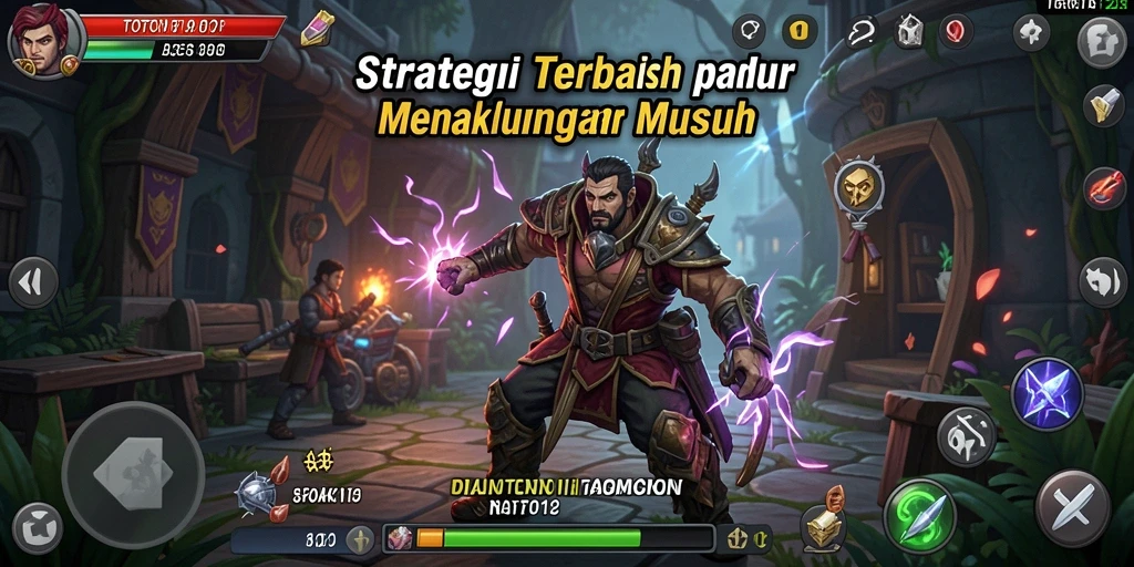 Screenshot TOTO12 menunjukkan aksi mendebarkan dalam pertempuran strategi.