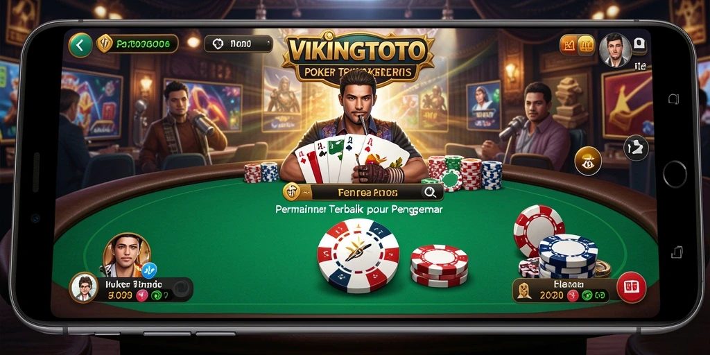 Tampilan gameplay menarik dari VIKINGTOTO saat bermain poker.